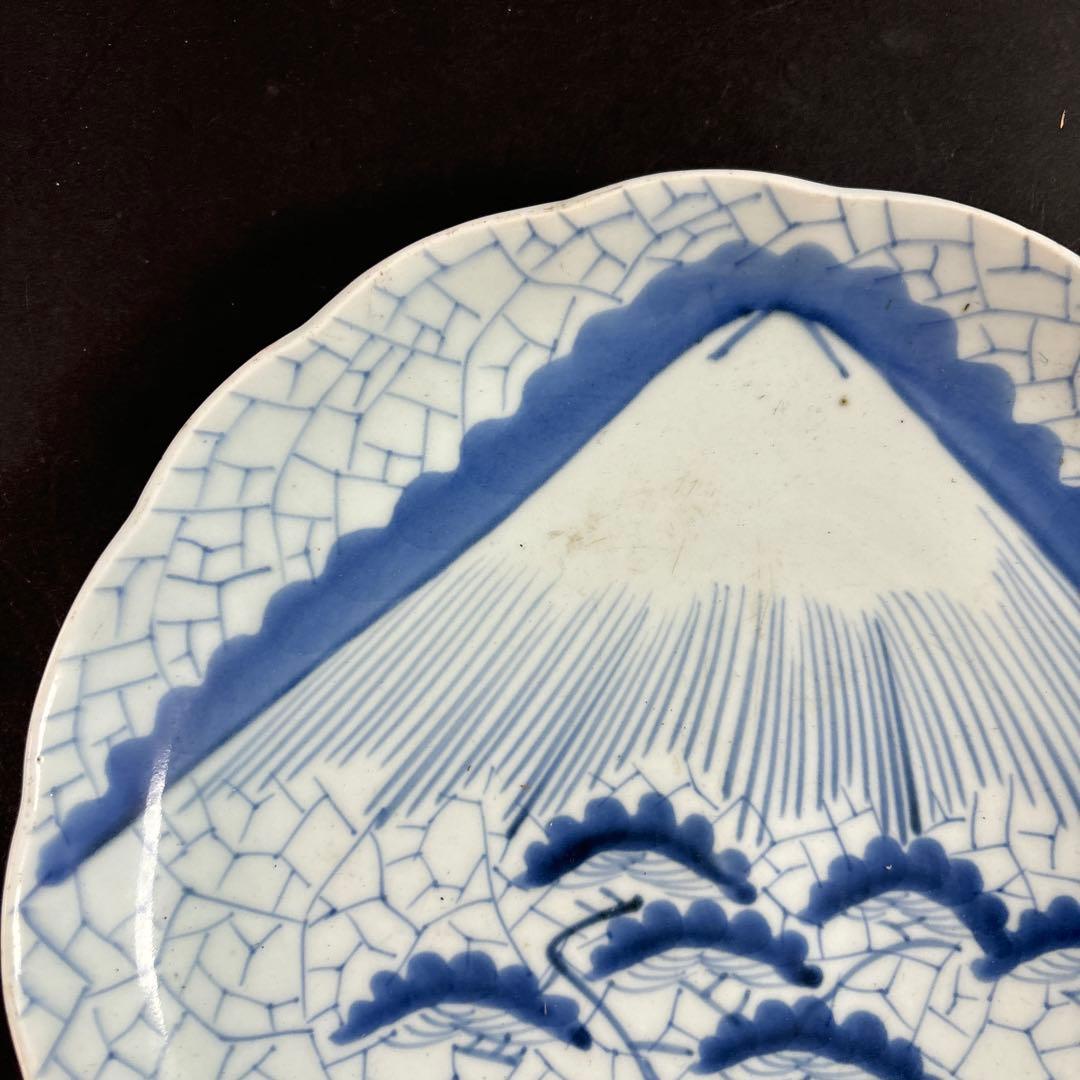 114 セール　富士山　染付　皿　伊万里　有田　九谷　鍋島