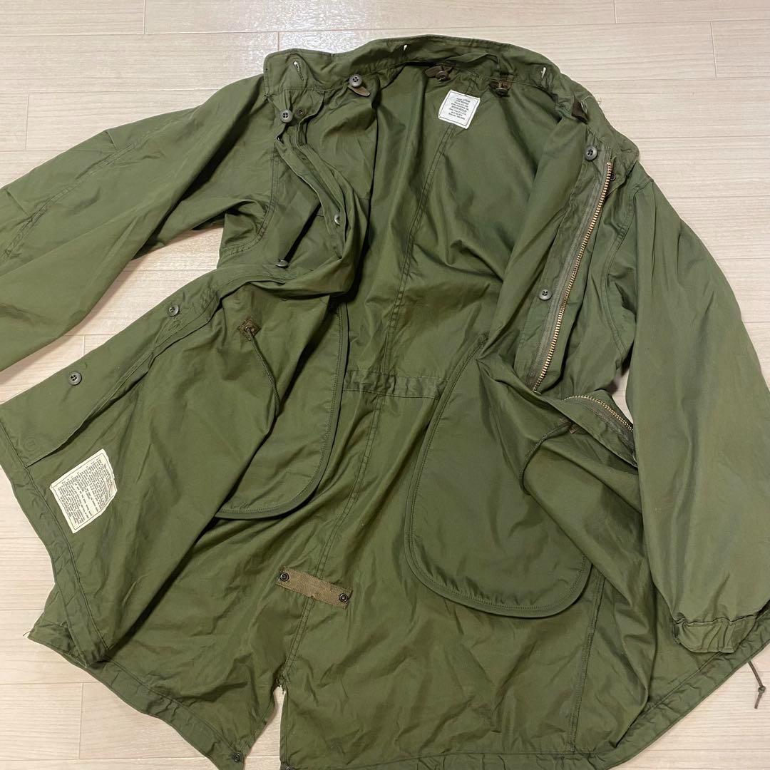 72年製 Mサイズ 米軍 実物M65 フィッシュテールパーカー フルセット