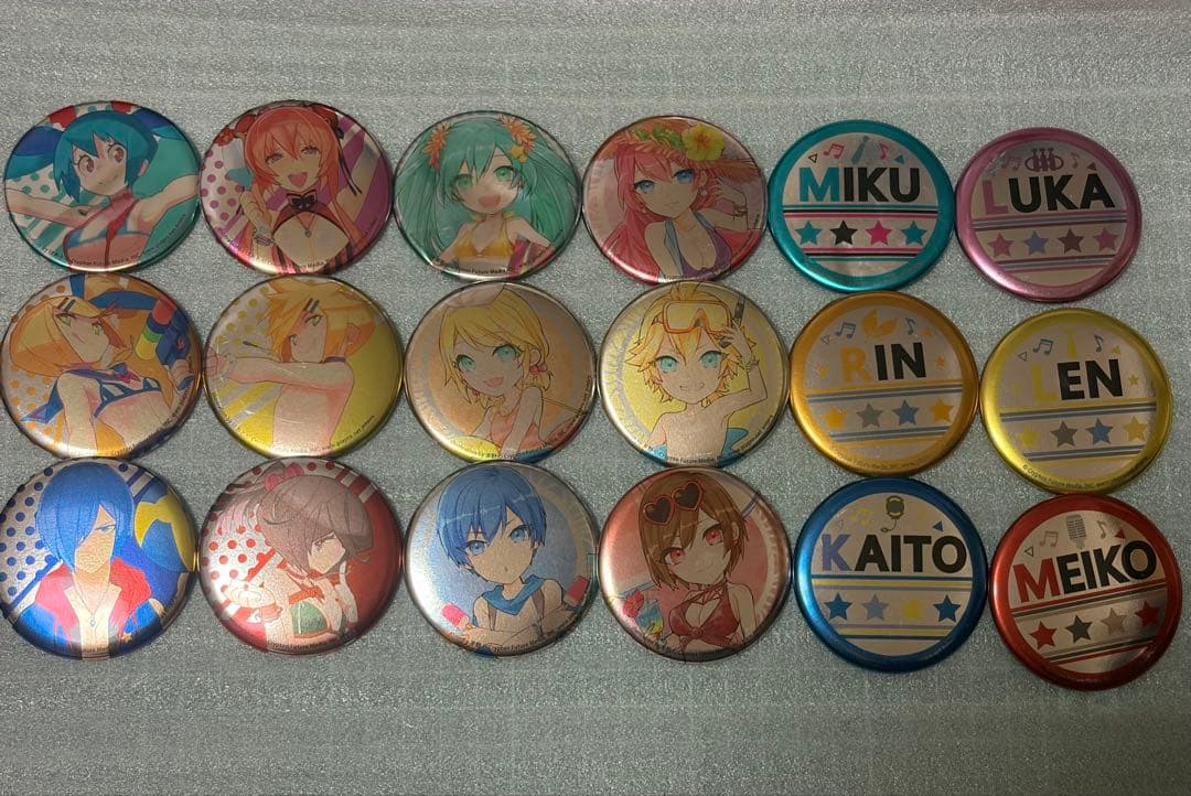 日*0様 初音ミク SUMMER FESTIVAL ビーチフェス 缶バッジ 18