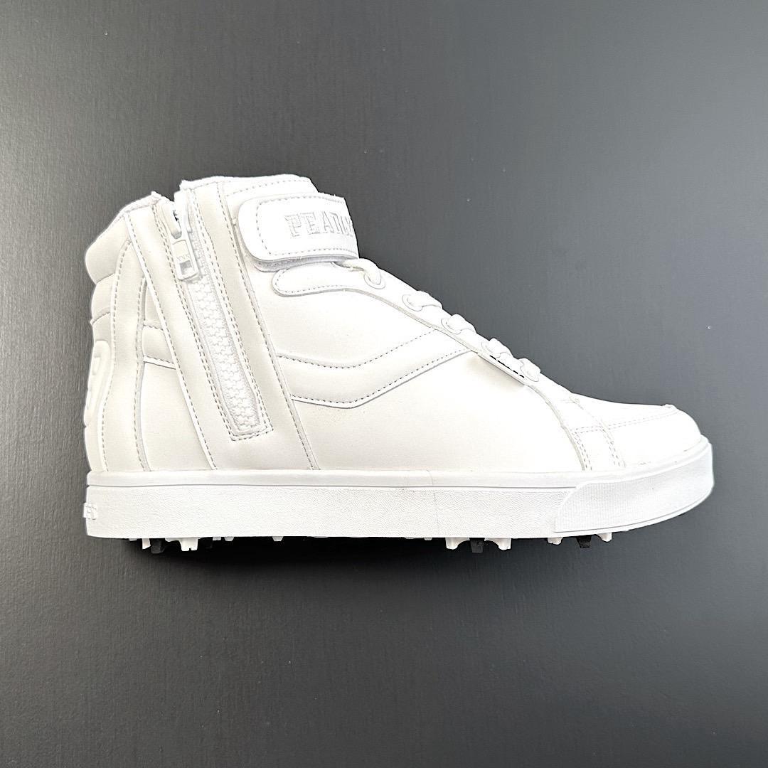 新品正規品 パーリーゲイツ 定価35200円 ゴルフシューズ 白 23.5cm