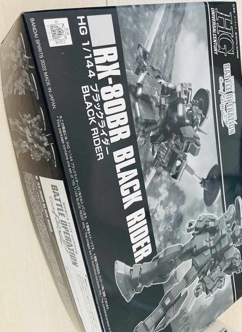 HG RX-80BR BLACK RIDER & WHITE RIDER 2体