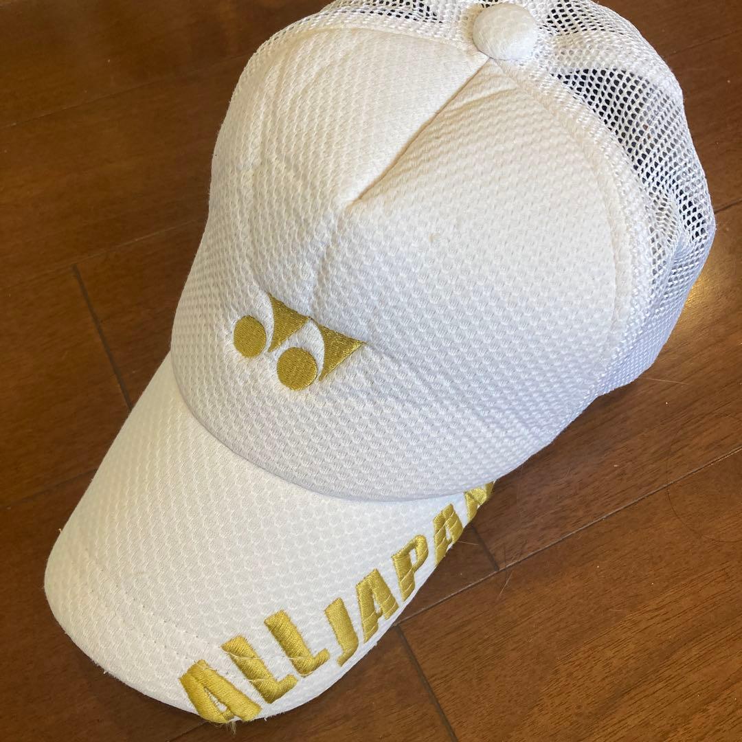 YONEX ALLJAPANキャップ インターハイ白金
