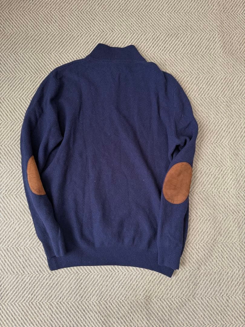 極上カシミヤ100%｜Della Ciana イタリア製 エルボーパッチ ニット