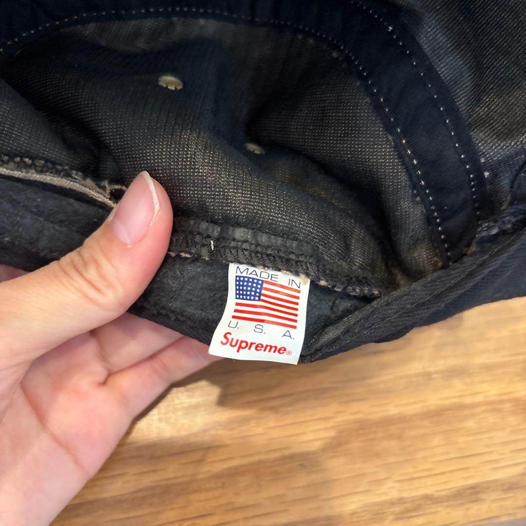 美品Supreme コーデュロイキャップ ベージュ