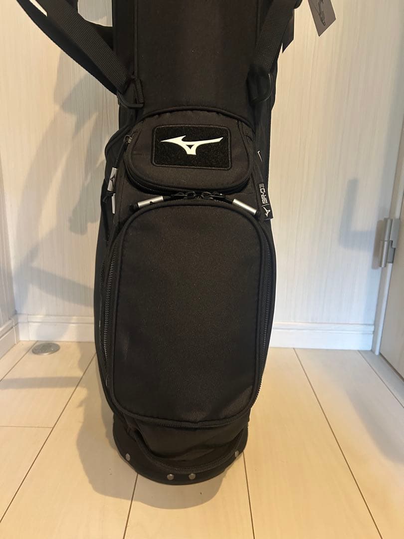 Mizuno ブラック キャディバッグ 軽量タイプ　ゴルフバッグ