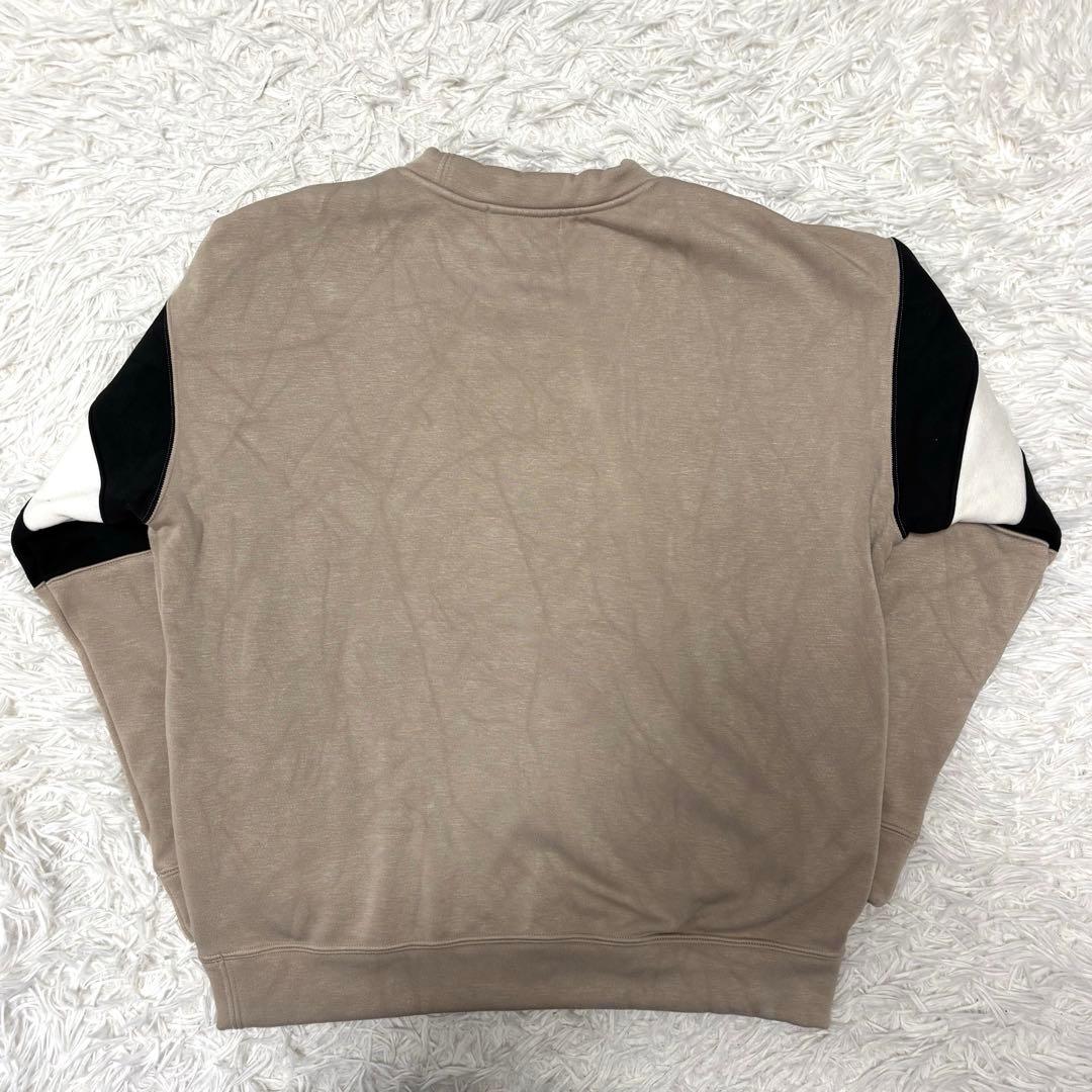 JUN&ROPE スウェット 裏起毛 クルーネック ゴルフウェア ベージュ