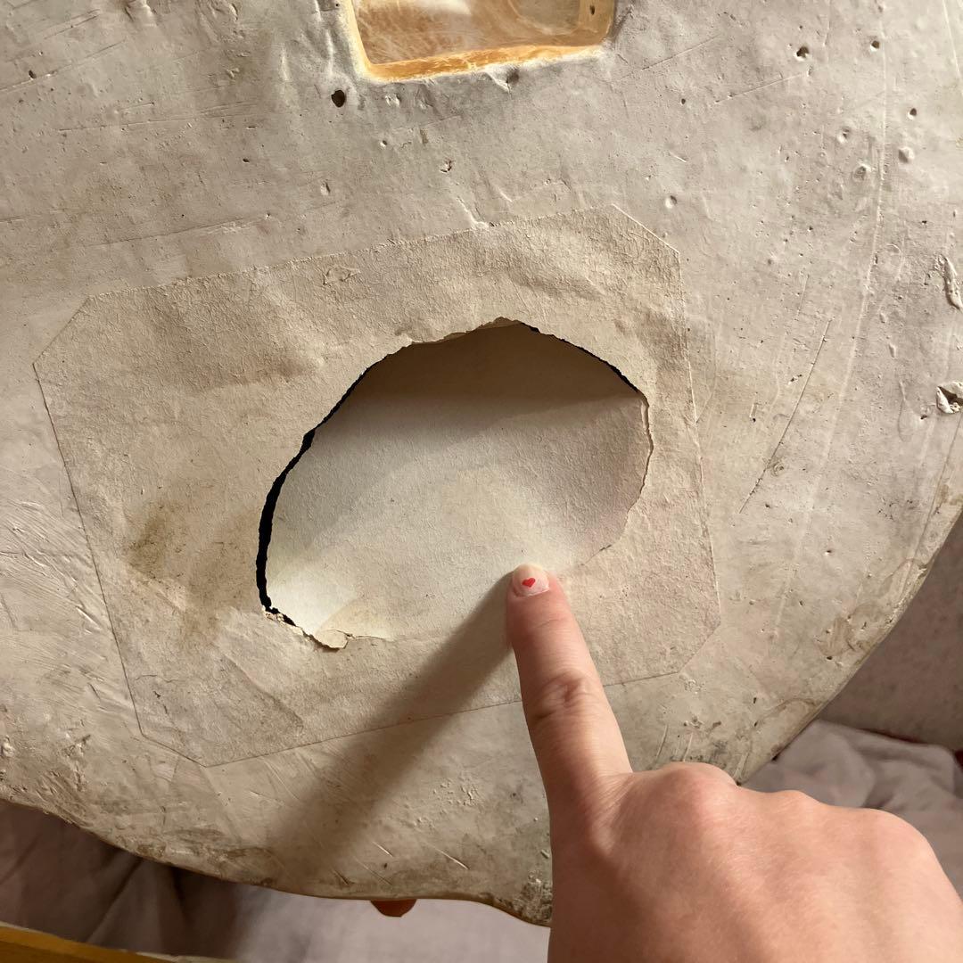 【ヴィンテージ】招き猫 陶器製 約50cm