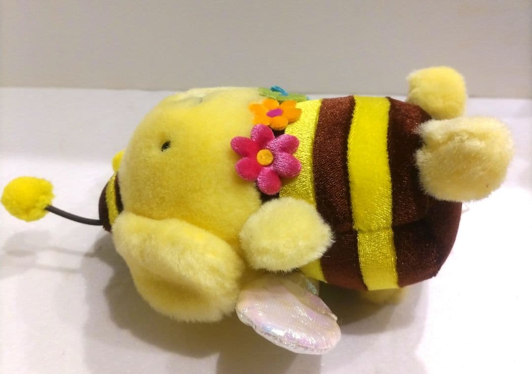 サンリオ ポムポムプリン ぬいぐるみ ミツバチ はち 蜂 プリン 当時物 レトロ