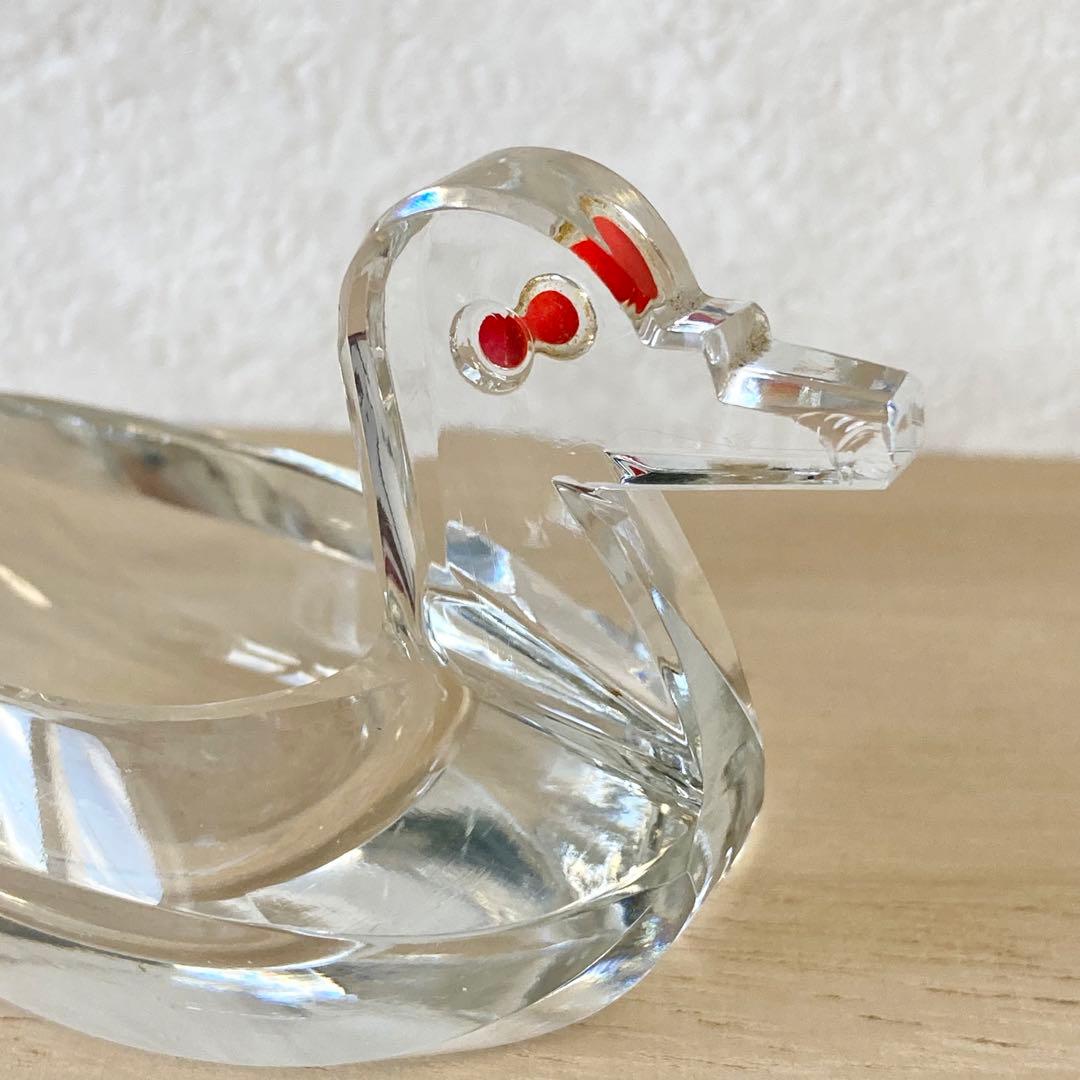 クリスタルガラス　バード　モダン　デザイン　イギリス　ヴィンテージ