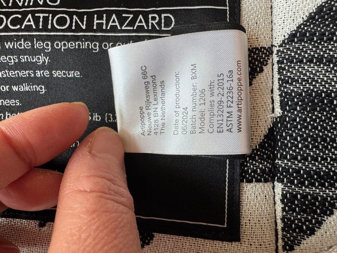 アーティポッペ：ツァイトガイストツイードBW（コットン）