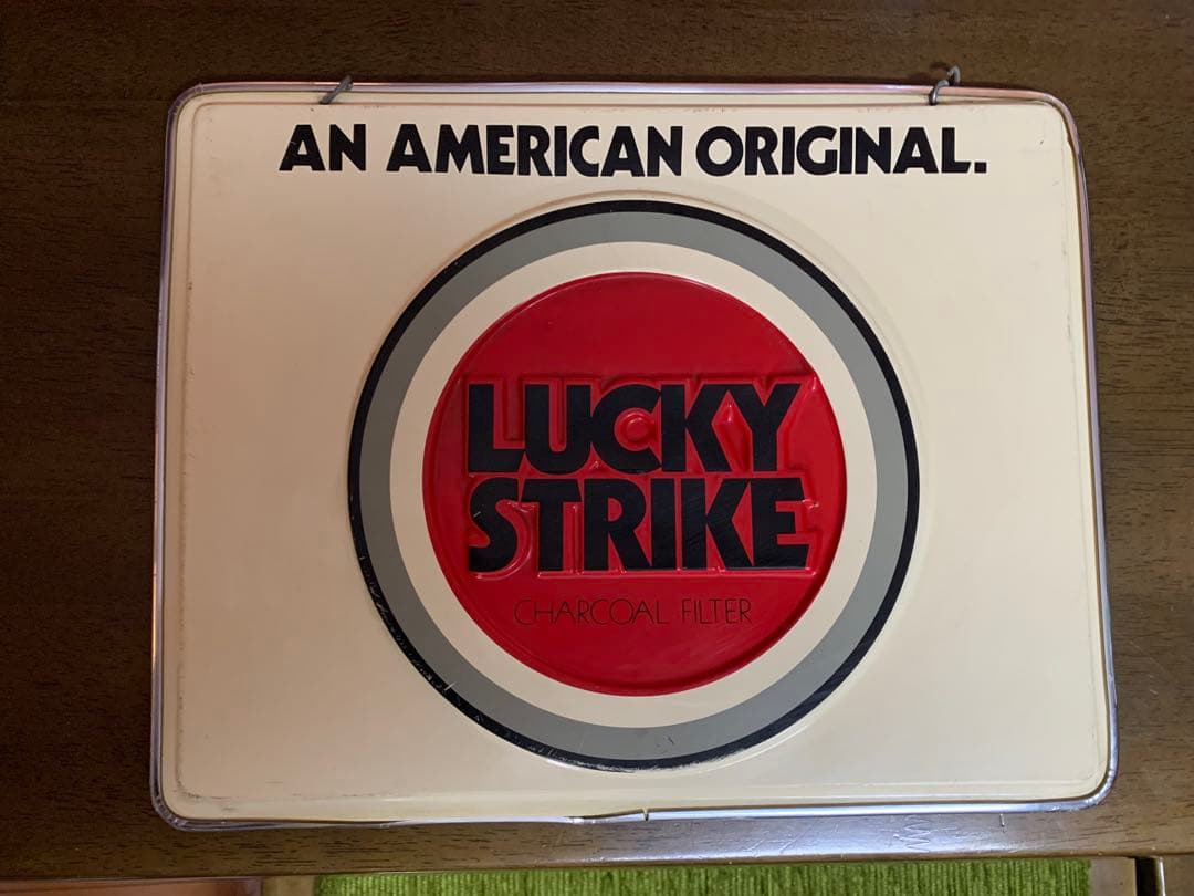 ラッキーストライク lucky strike タバコ看板 昭和レトロ　たばこ屋