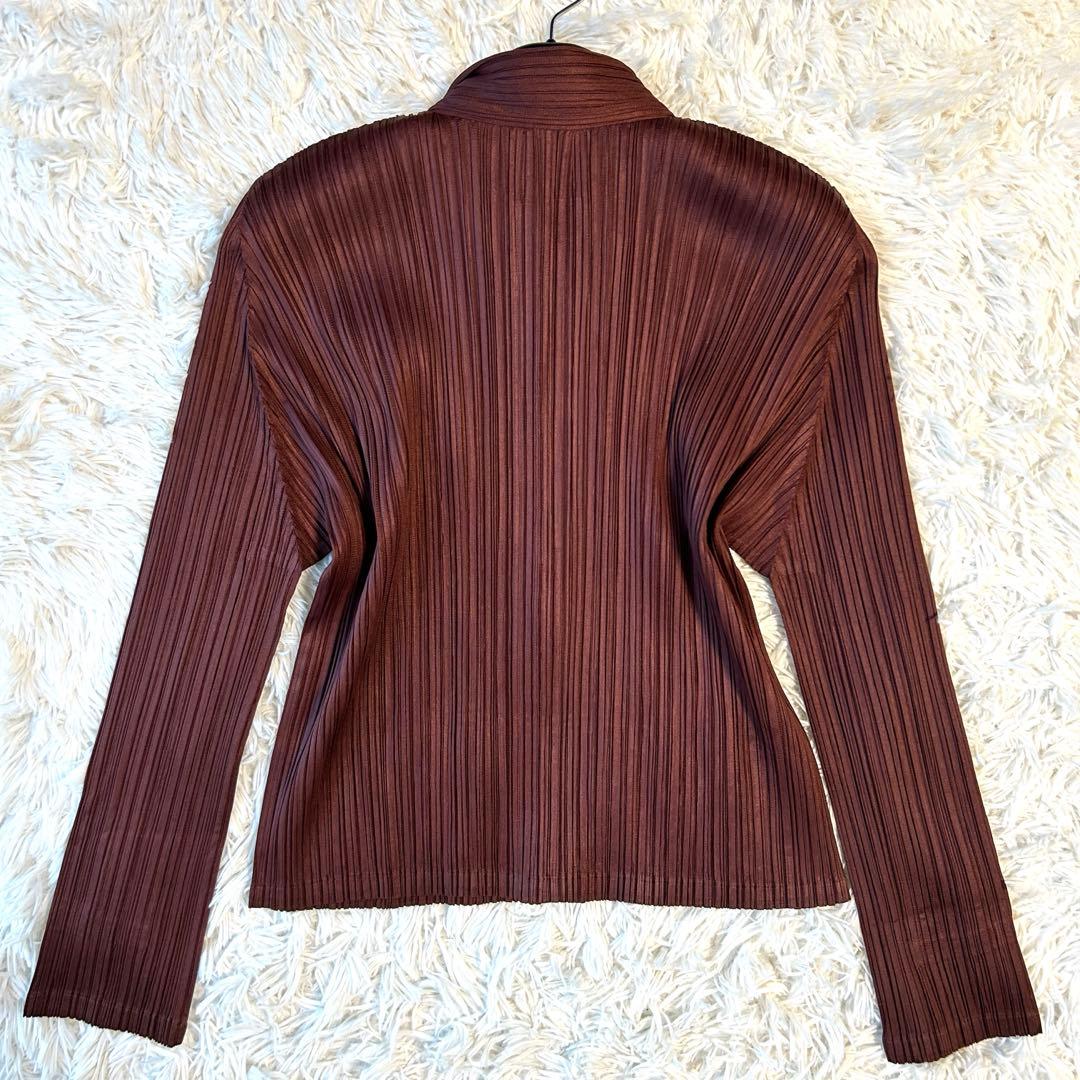 希少✨プリーツプリーズ ライダースジャケット シングル ダブルジップ