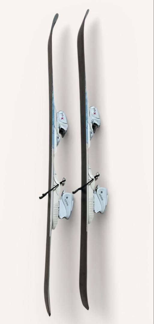 （美品）ROSSIGNOL アナ雪 スキー板122cm／ビンディング／ストック