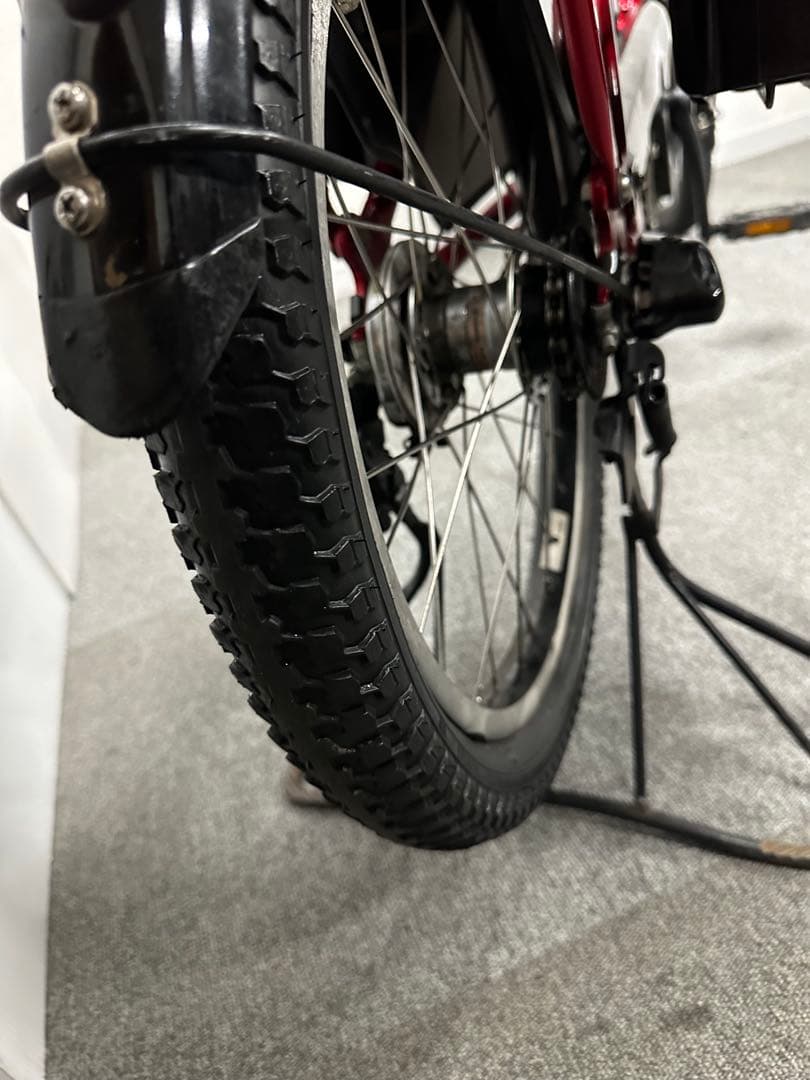 3人乗り電動自転車　ヤマハパスKISS 20インチ　子供乗せシート付き　お買い得