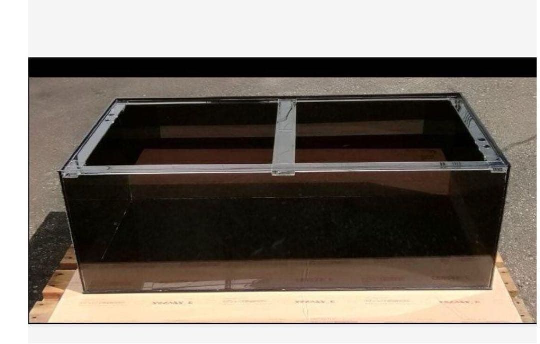 120cm水槽4面ブラックセット　引取りのみ