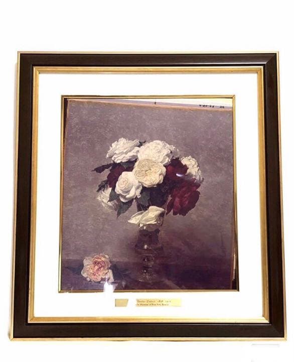 ■レプリカ■ポラロイドコレクション■ファンタン＝ラトゥール「ガラス器の中のバラ」