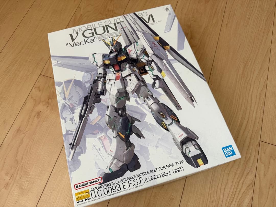 未組立 MG 1/100 νガンダム Ver.ka ニューガンダム