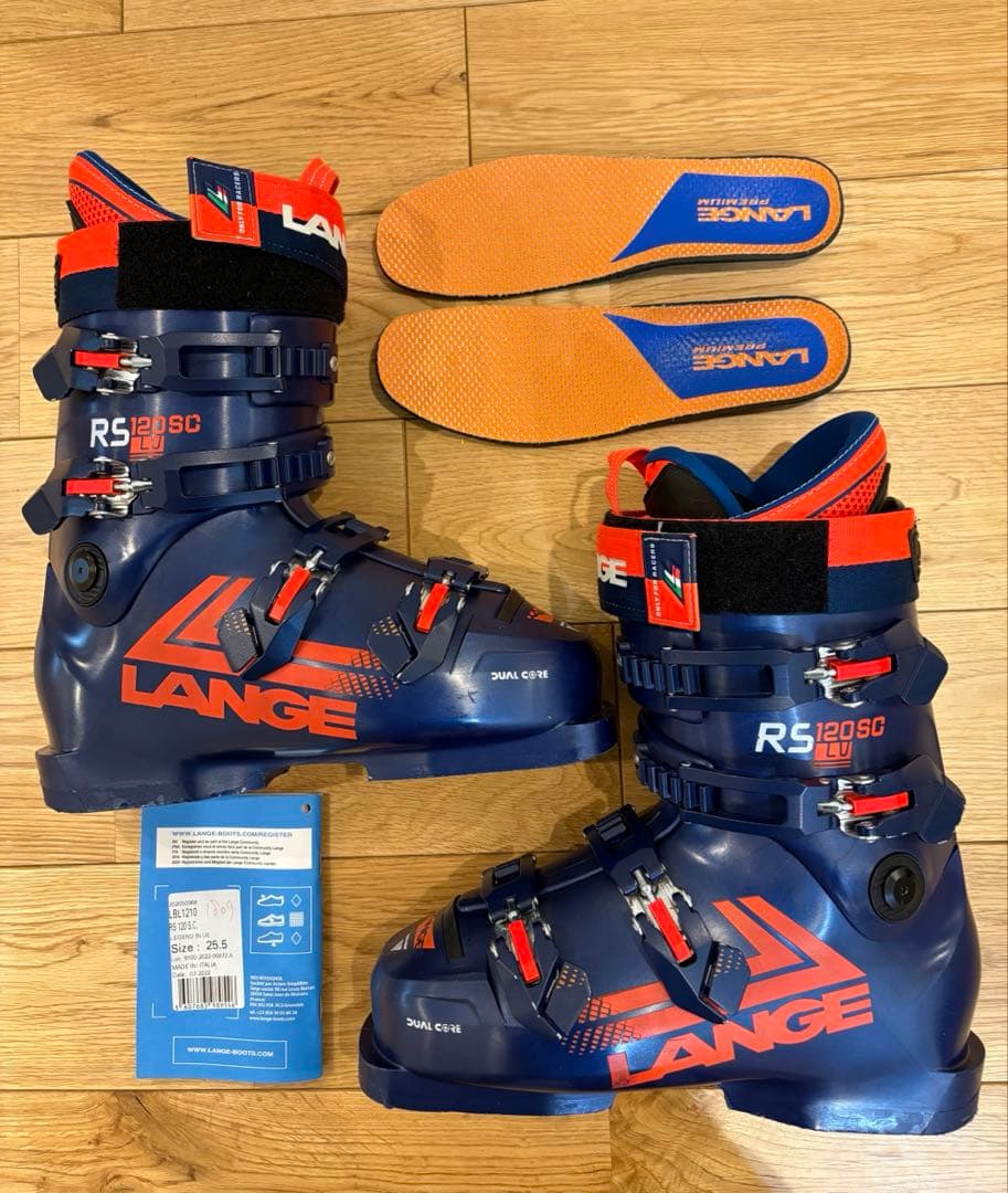 LANGE RS 120S.C. 美品スキーブーツ 未使用インソール