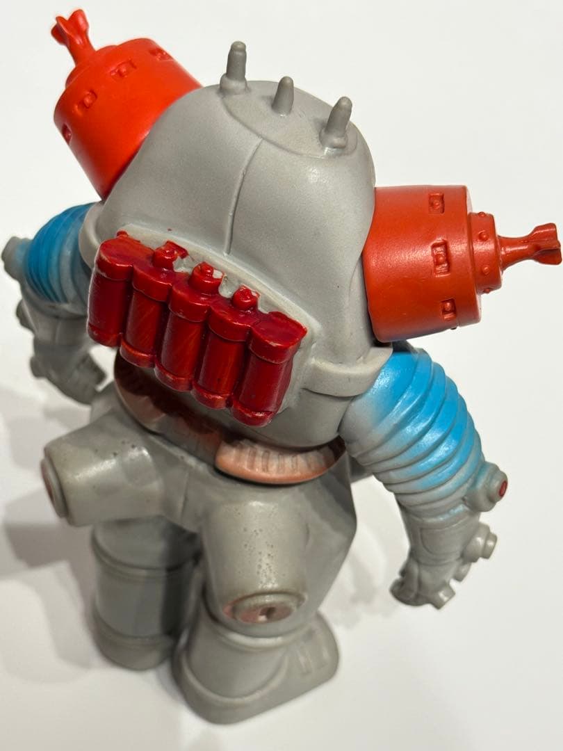 【秘蔵】マルサン　ブルマァク移行期　ソフビ　キングジョー　補修なし　当時物