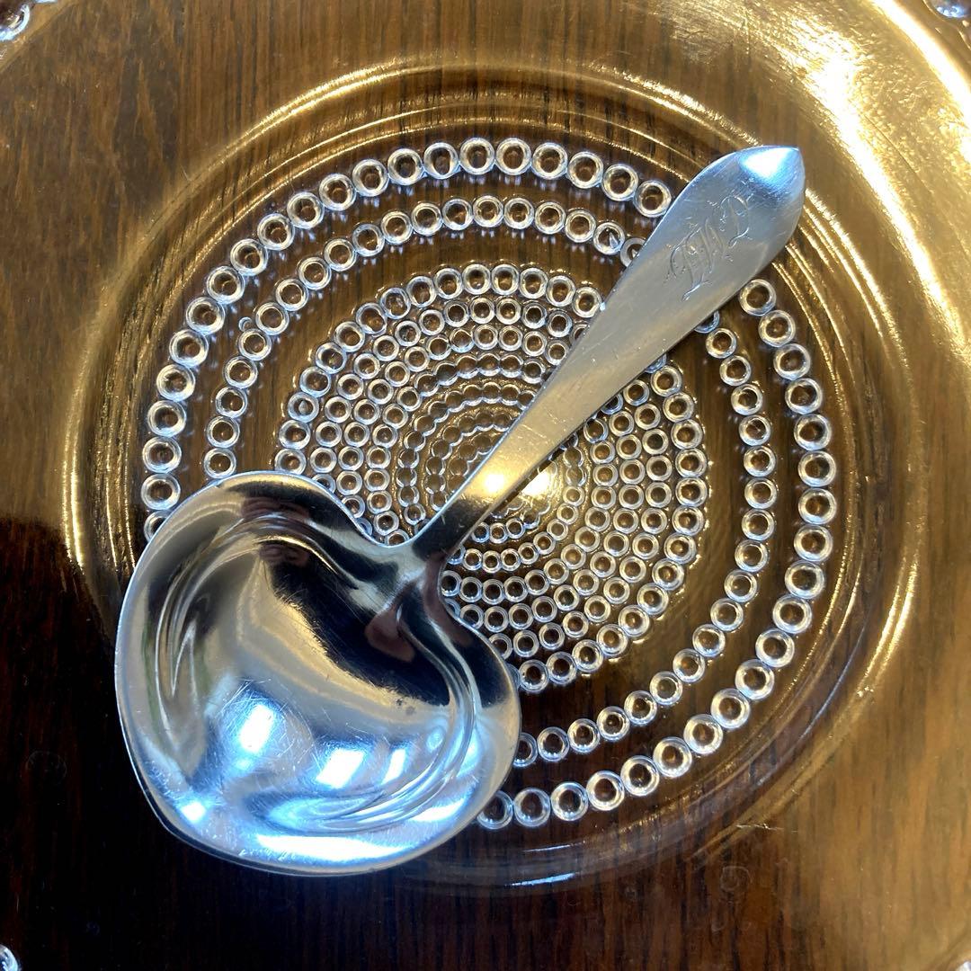 傷あり　Tiffany 純銀　ティーキャディー　スプーン　Faneuil