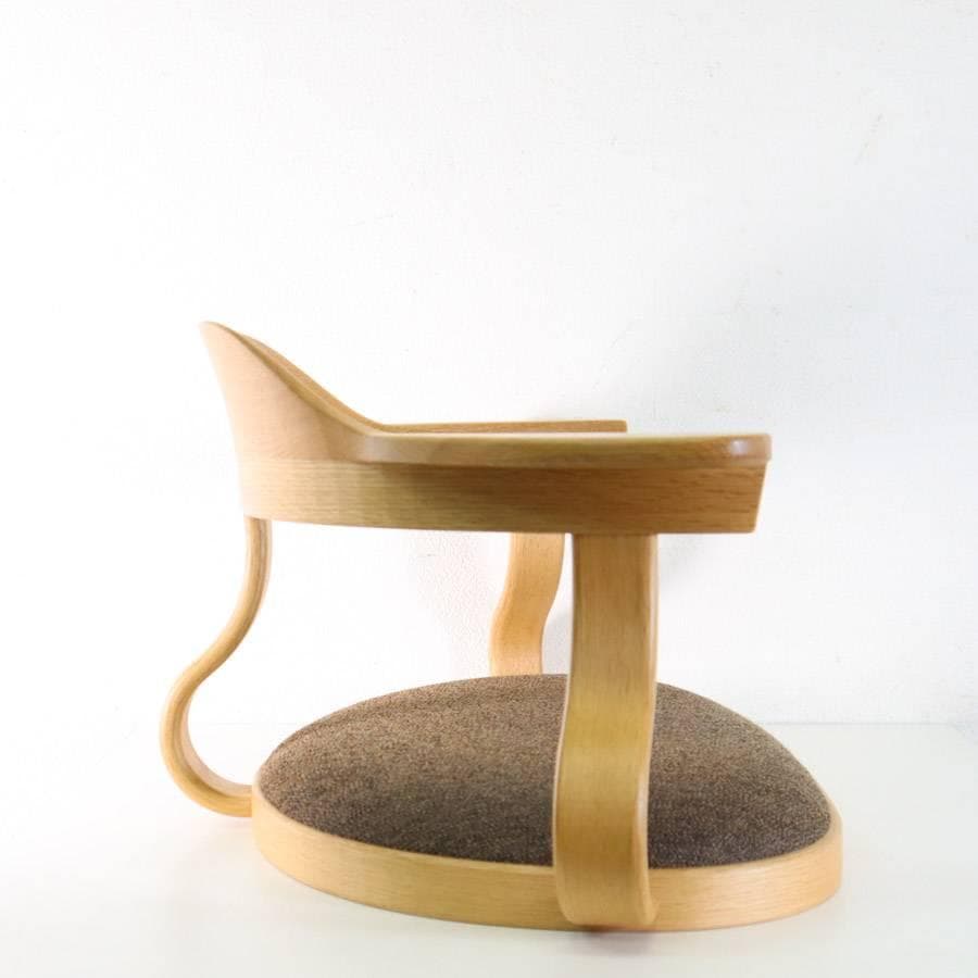 カンディハウス COHAN コハン リビング座椅子 ブラウン 旭川家具