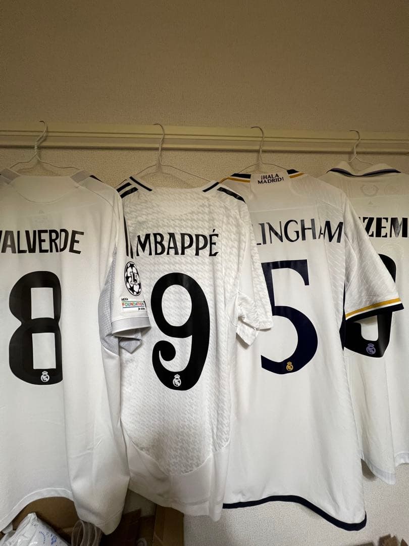 レアル・マドリード　 オーセンティックユニフォーム　まとめ売り 4枚