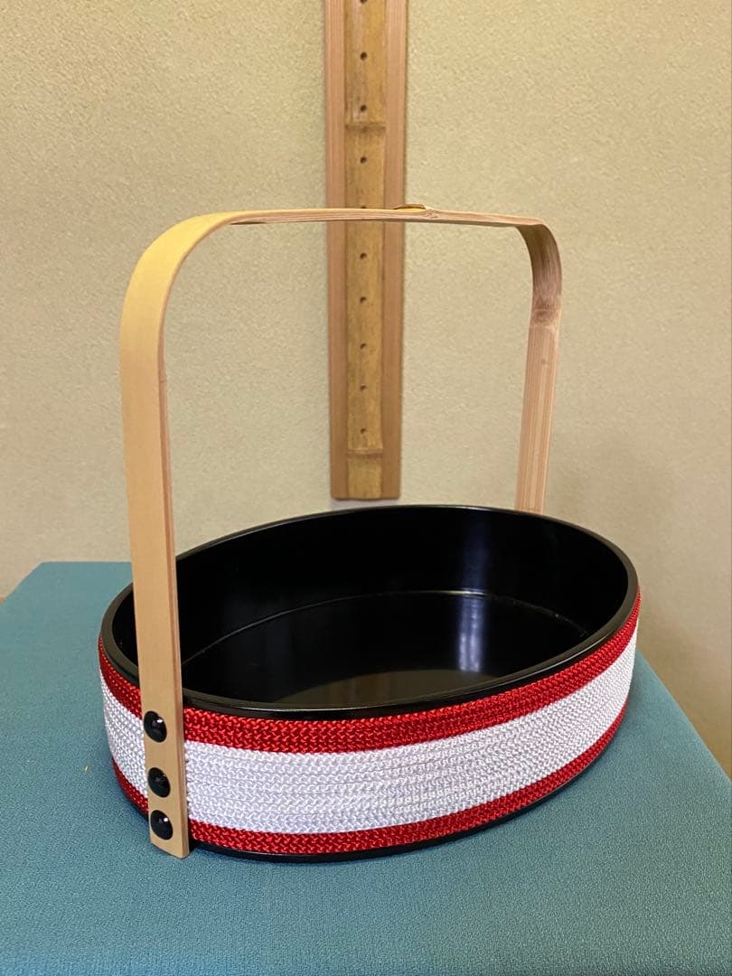 【本日限定】茶道具/煙草盆 莨盆 手付 組紐 鵬雲斎好 茶道