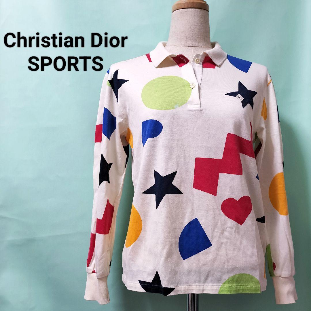 【一期一会】希少 Christian Dior SPORTS 長袖ポロシャツ
