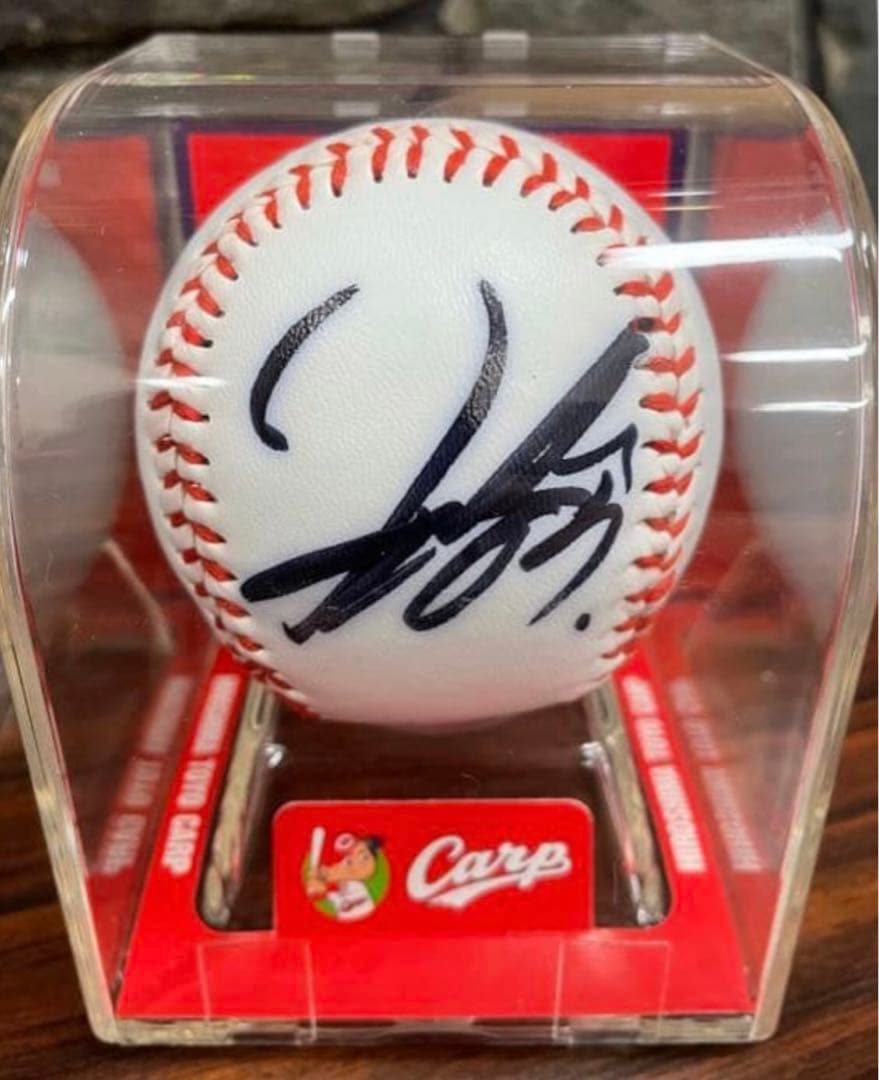 田中広輔選手 直筆サイン入り野球ボール 広島カープ