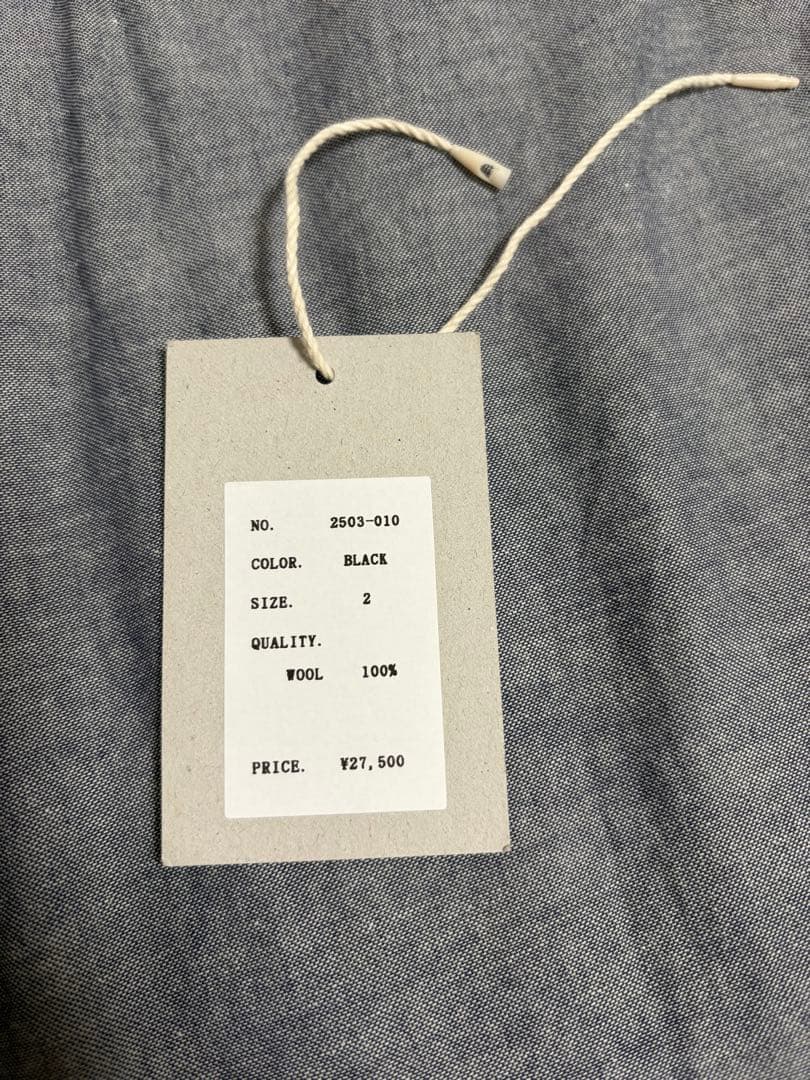 値下ok新品 crepuscule wool kanoko halfzip 2