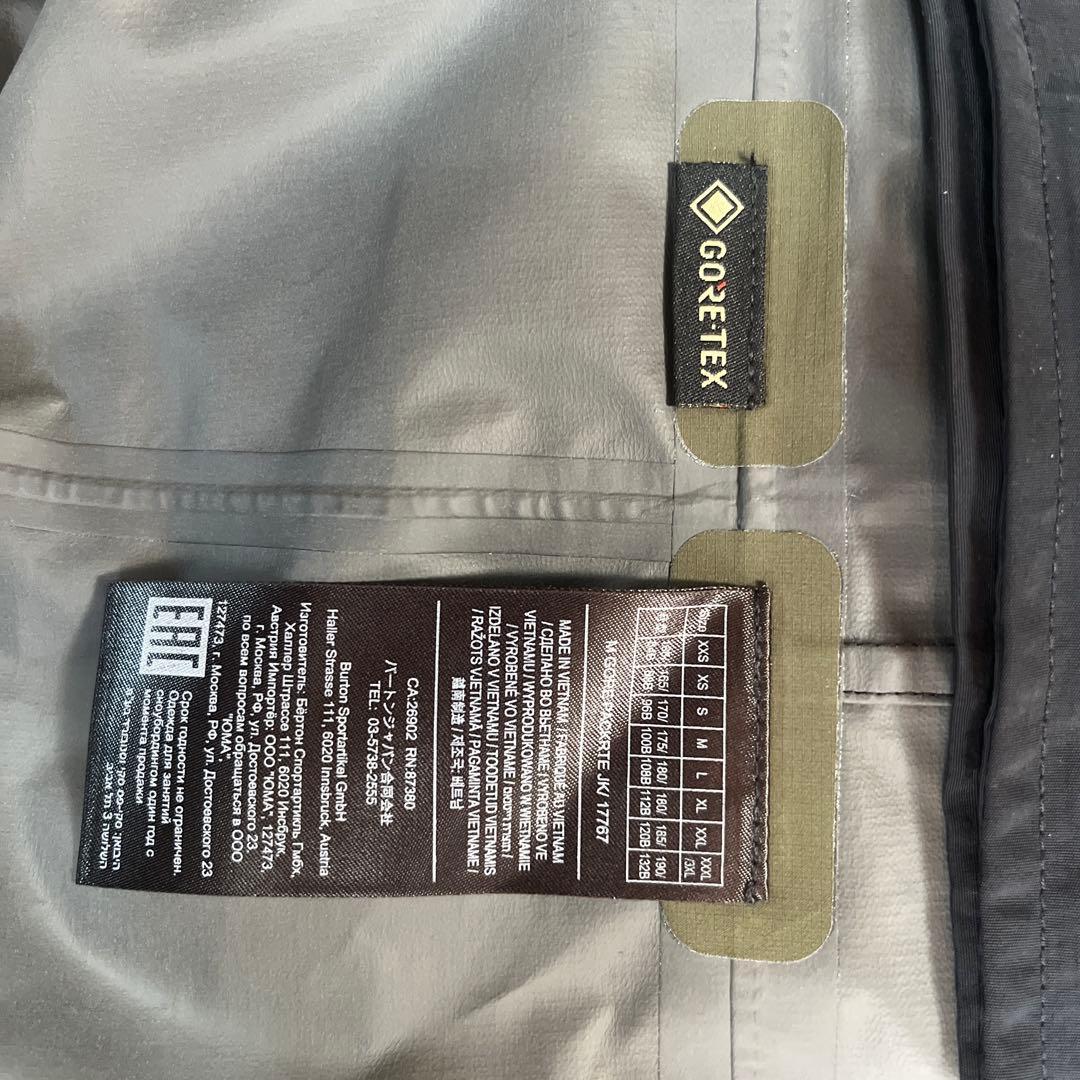 ま*ん様 BURTON MENS JACKET GORE-TEX