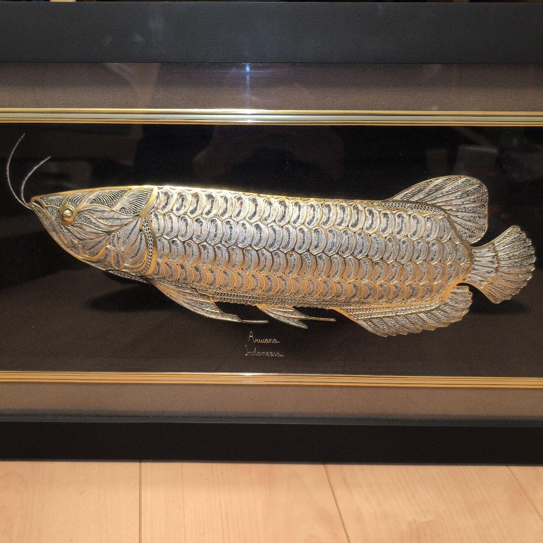 f*n様 アロワナ ワイヤーアート