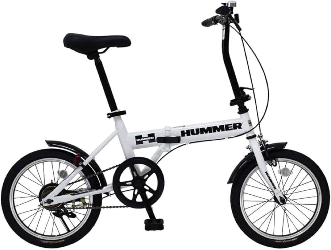 【引き取り優先】HUMMER 折りたたみ自転車 ホワイト