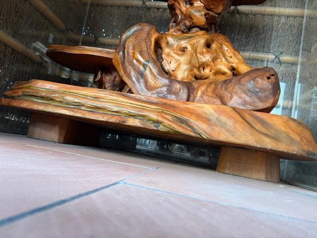 本屋久杉　屋久杉　オブジェ　灯籠　工芸品　天然木　希少　※商品説明必読