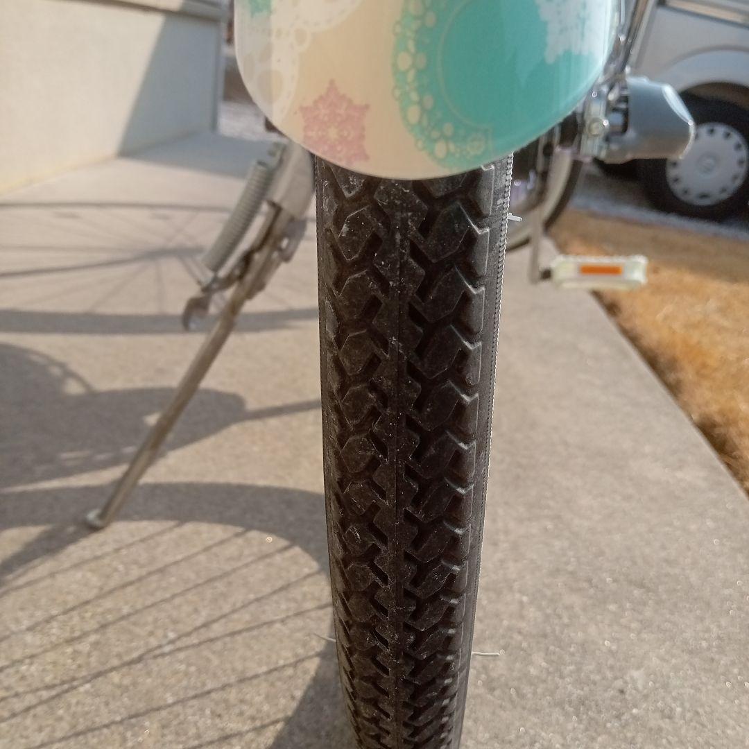 24インチ　ブリジストン　リコリーナ　ラベンダー　3段変速　引き取り限定品