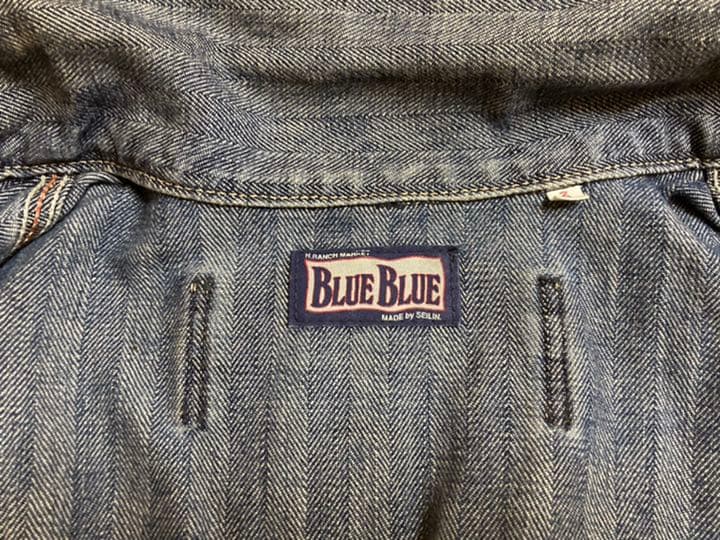 【希少】BLUE BLUE デニムオーバーオール