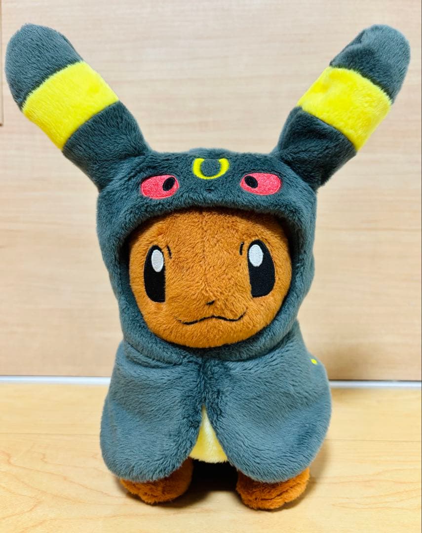 限定　ポケモン　イーブイ　ポンチョ　ブラッキー　ぬいぐるみ　ポケセン