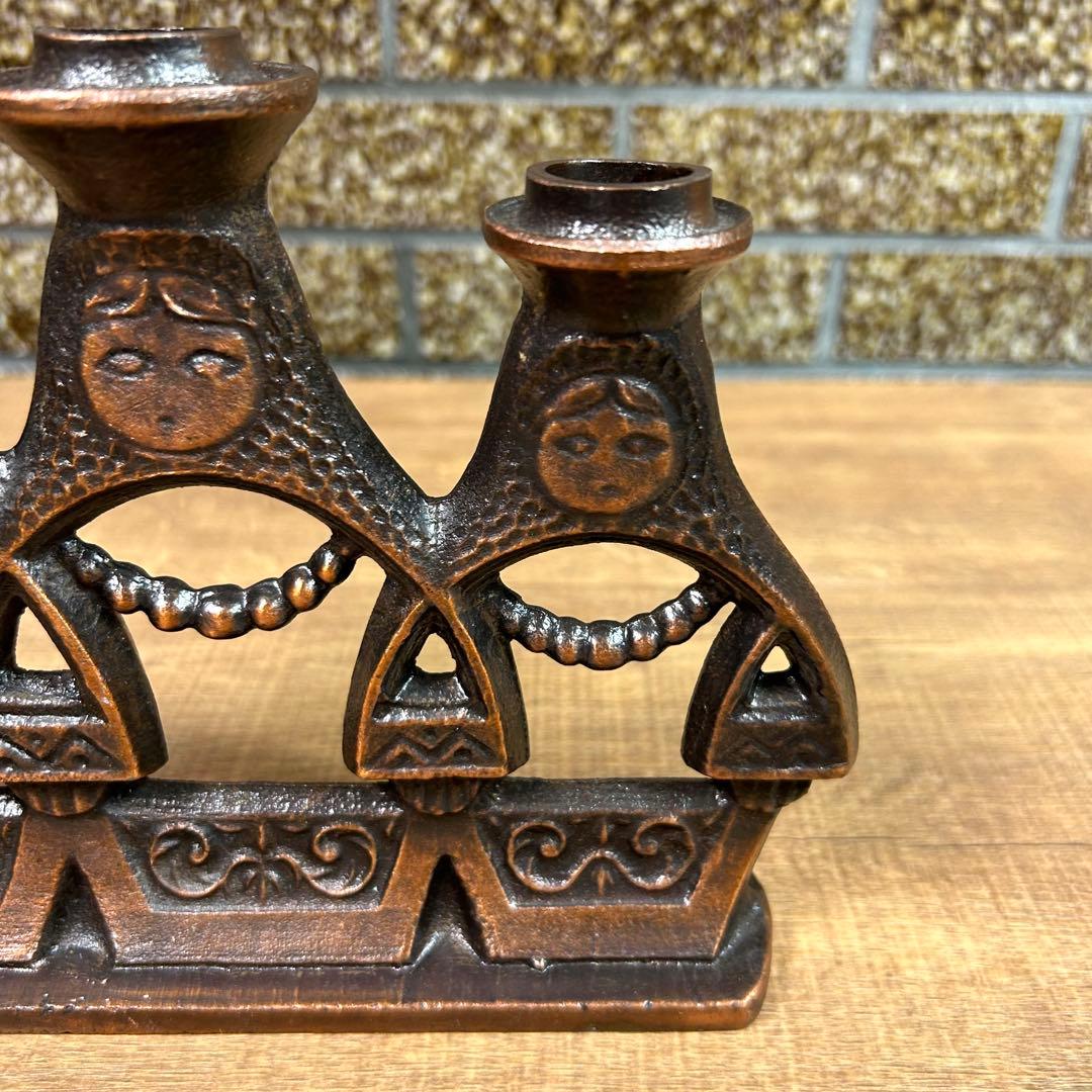 ソ連 アンティーク 燭台 マトリョーシカ 蝋燭立 ソビエト ロシア 雑貨 レトロ