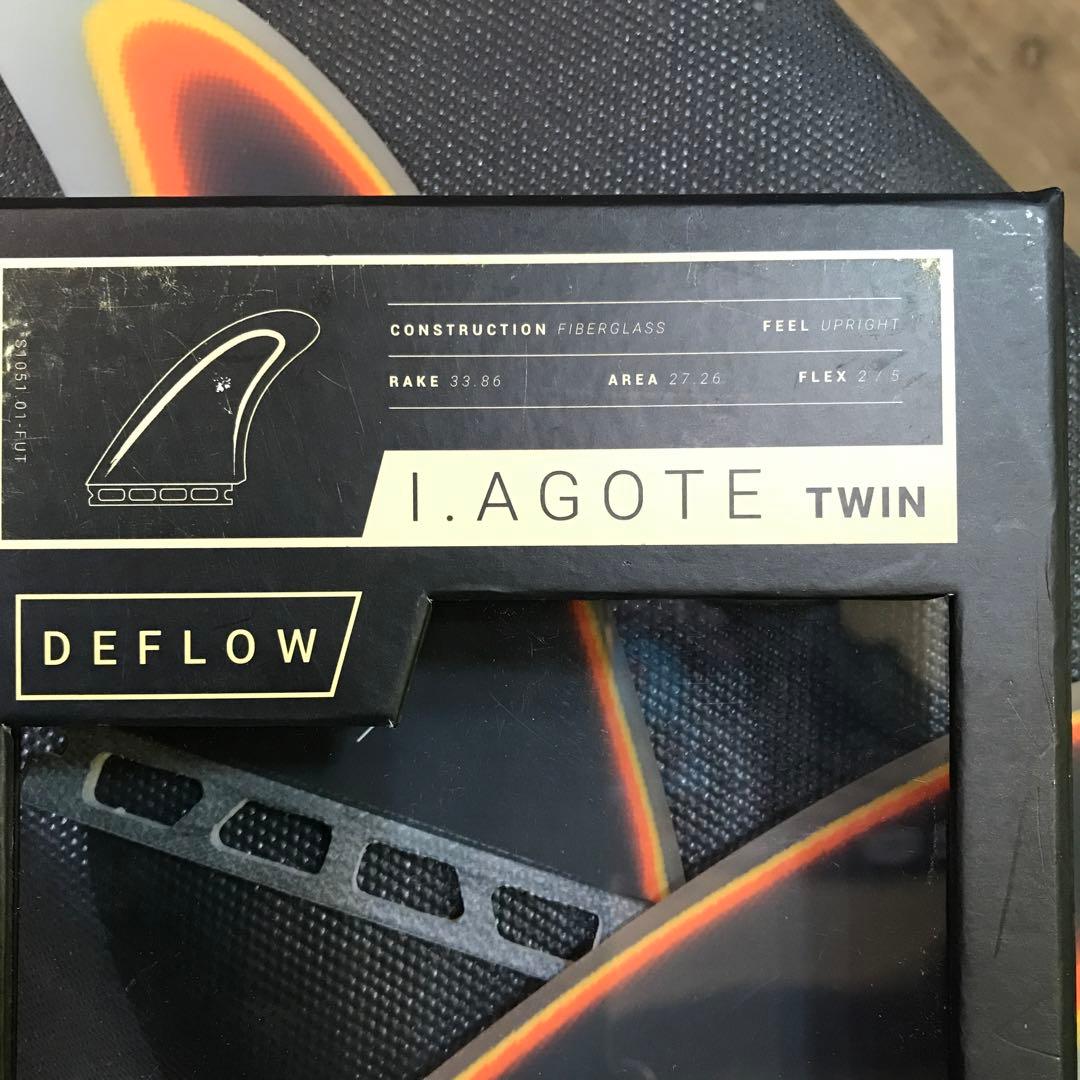 Deflow サーフボードフィン グラデーション