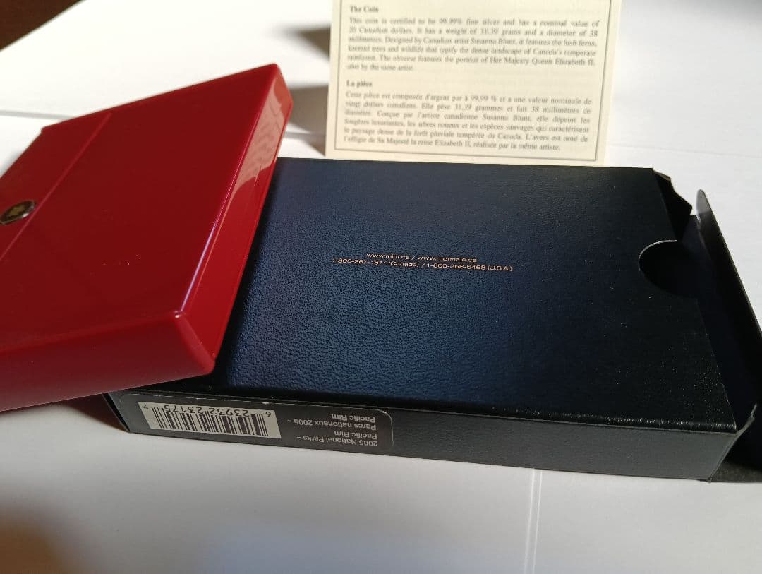 ☆激レア☆2006年カナダ20ドル記念銀貨 国立公園ノース・パシフィック・リム