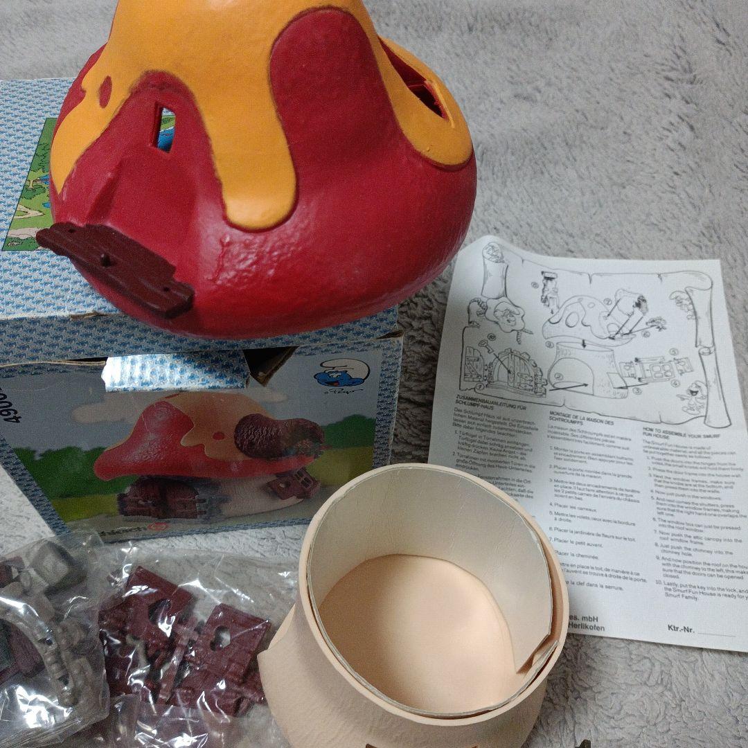 スマーフ　Schleich　フィギュア　スマーフハウス　キノコハウス