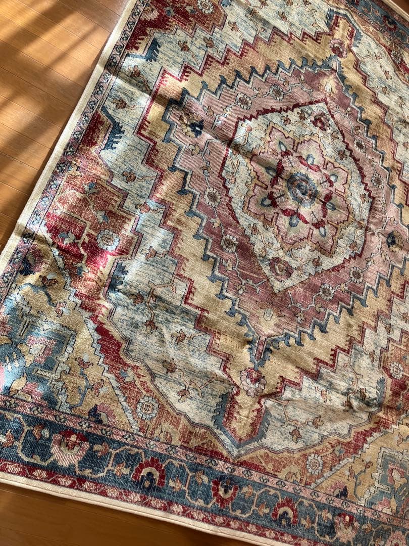 ザラホーム　モロッコキリムモチーフVintage大判ラグ