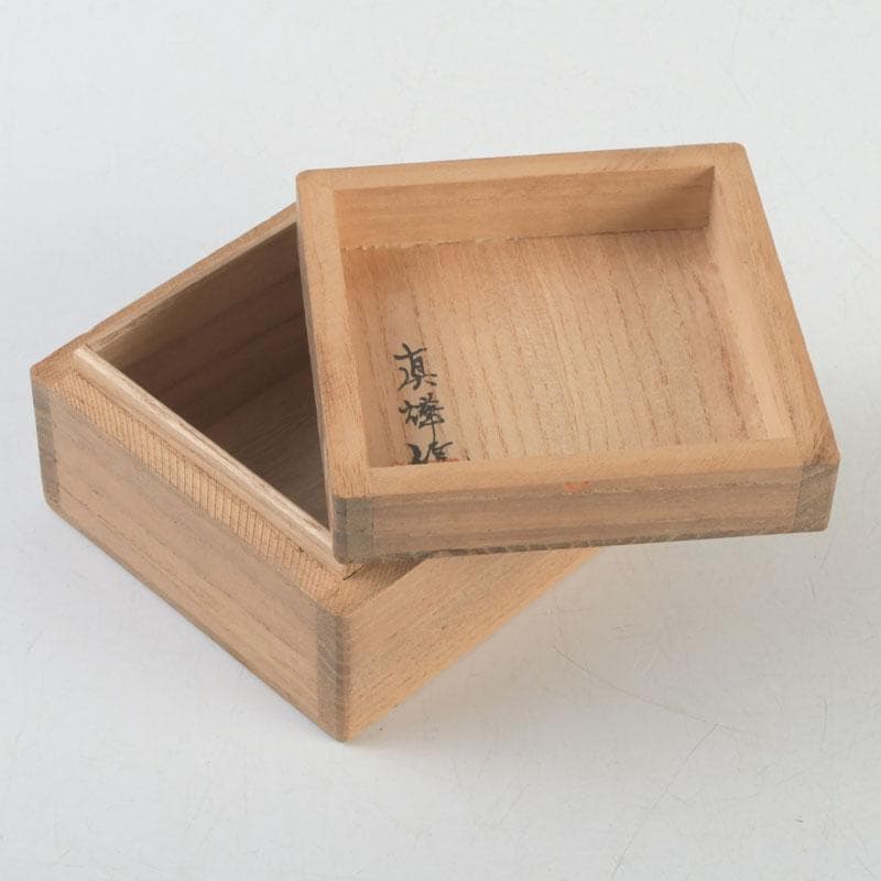 茶道具　真燁作　朧銀　かぶら香合　共箱　V　9262