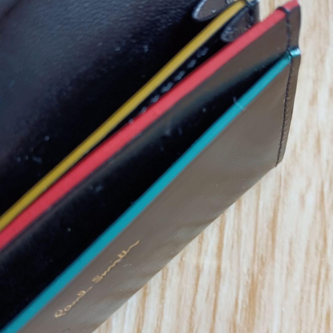PaulSmith ポールスミス 名刺入 PSC832 黒 Sステッチタブ