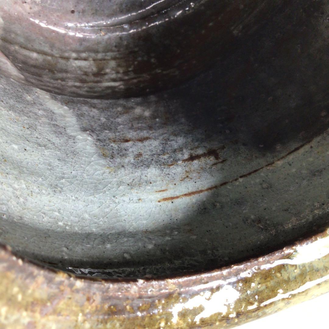 Ｒ６８　水指　『萩焼』『中村龍和造』　共箱　茶道具