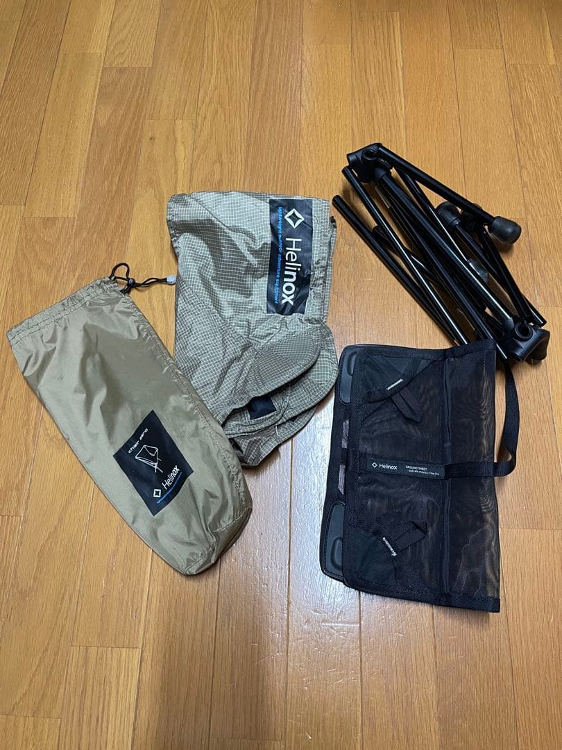 Helinox サンド　チェアゼロ　廃盤カラー　レア　グランドシート付
