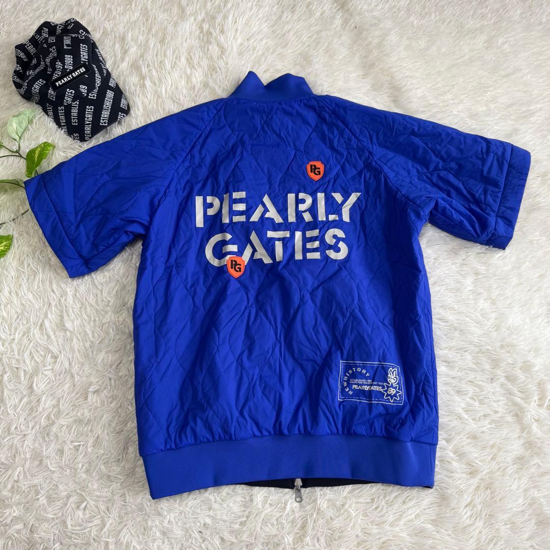 【パーリーゲイツ】極美品 ジャケット 中綿 リバーシブル 5サイズ 2025