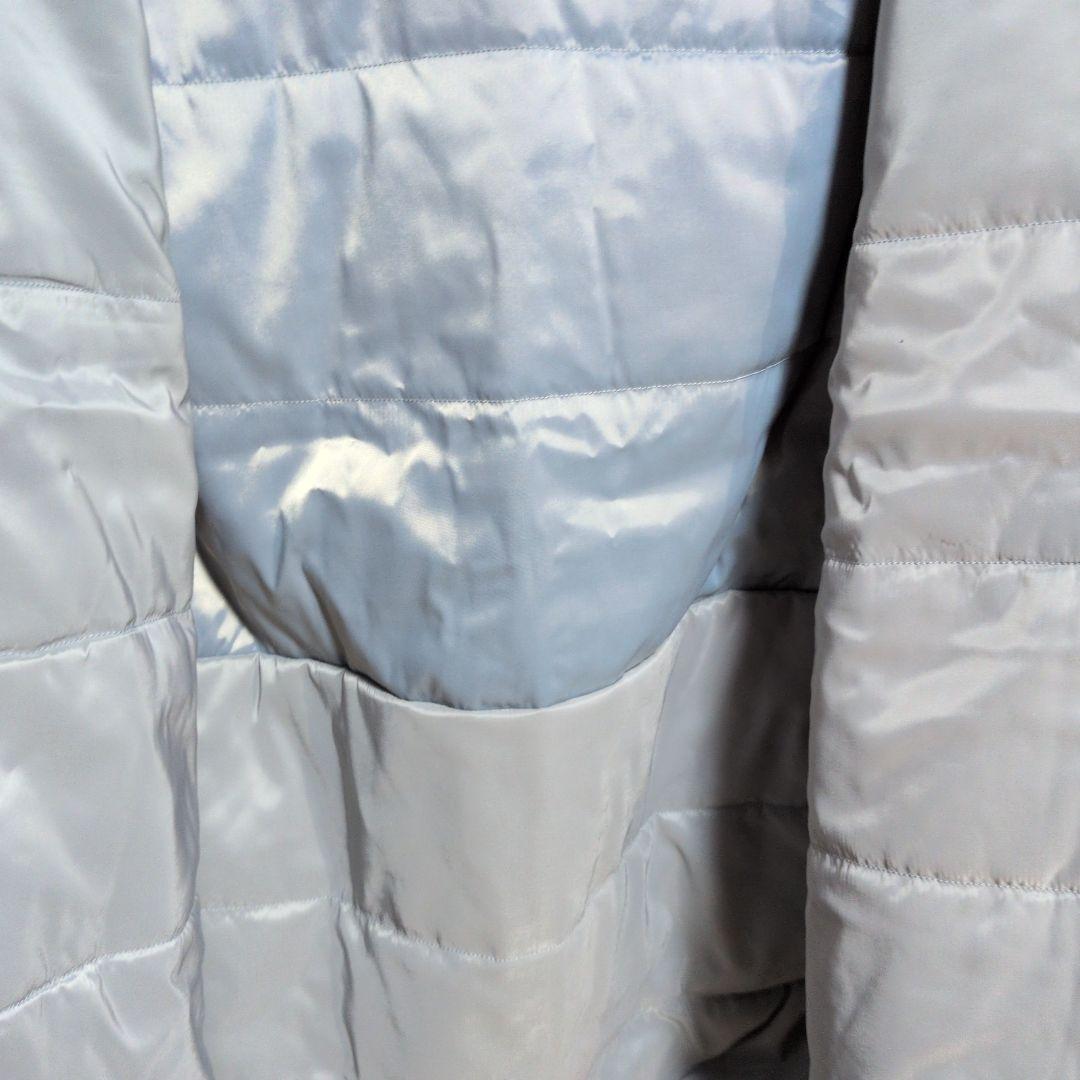 ルコックゴルフ:メンズ:Lサイズ:中綿2WAYブルゾン:　ゴルフウェア:白/青