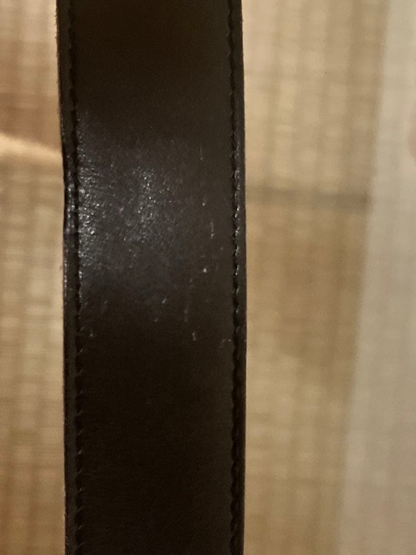 HERMES オレンジ レザー ベルト