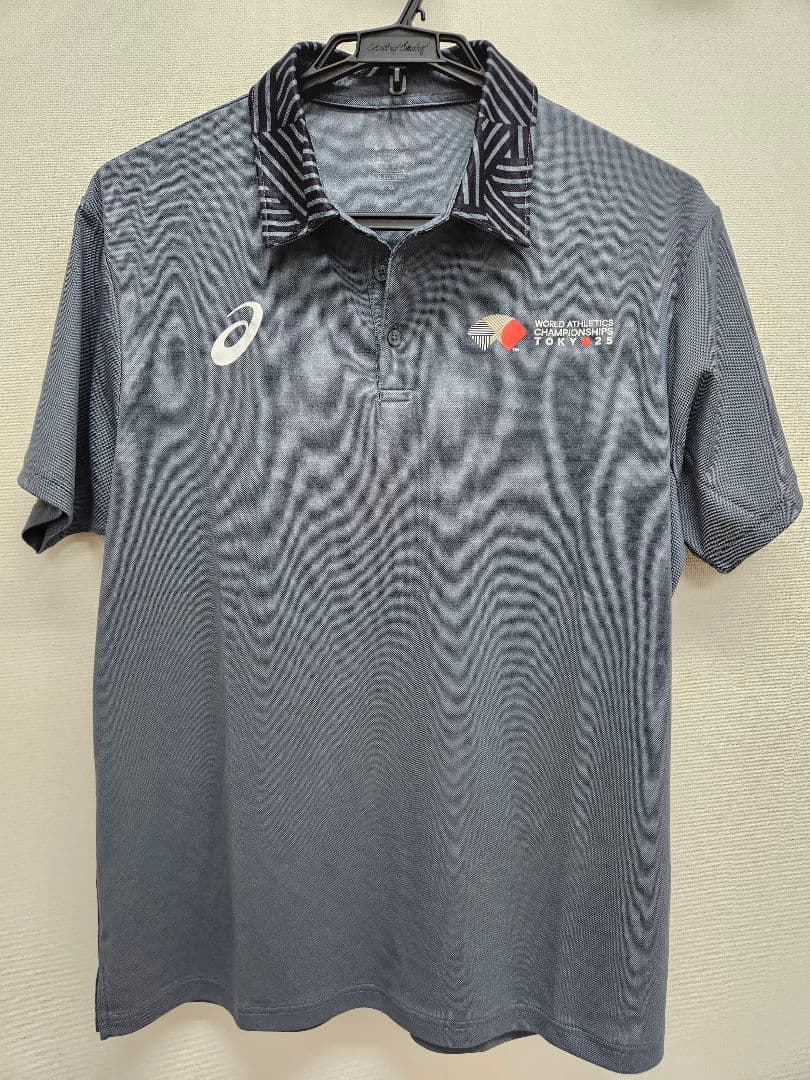世界陸上2025 Asics ポロシャツ　役員　XL